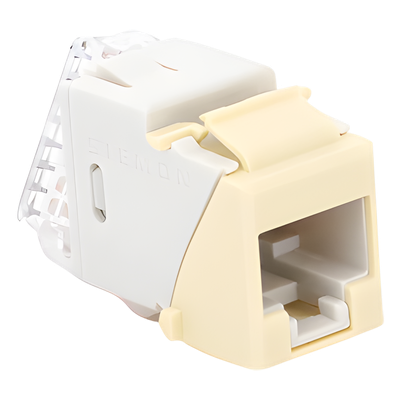 U6-K20NS - Jack Keystone / Cat6 UTP / Terminación Impacto 110 / T568A-B / Marfil / -10 a 60°C