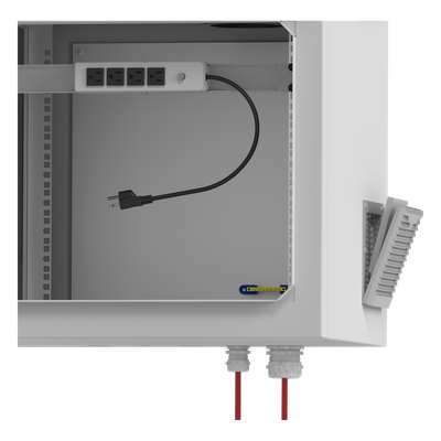 LP-FORTE-09U-R3 - Linkedpro By Epcom Gabinete Exterior IP / Rack 19" 9UR / Ventilador con Termostato