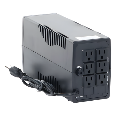 DS-UPS1000-X - Hikvision DS-UPS1000-X sistema de alimentación ininterrumpida (UPS) 1 kVA 600 W 6 salidas AC