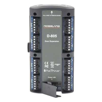 D-805 - Rosslare Security Products Tablilla de Expansión / 4 Lectores / 4 Relevadores D-805