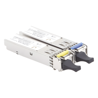 UF-SM-1G-S - UFiber Módulo SFP, transceptor MiniGibic MonoModo 1.25 Gbps, distancia 3km, un conector LC, incluye 2 tranceptores