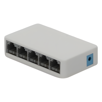 MS105 - Mercusys MS105 dispositivo de redes No administrado Fast Ethernet (10/100) Blanco, Bidireccional completo (Full duplex)