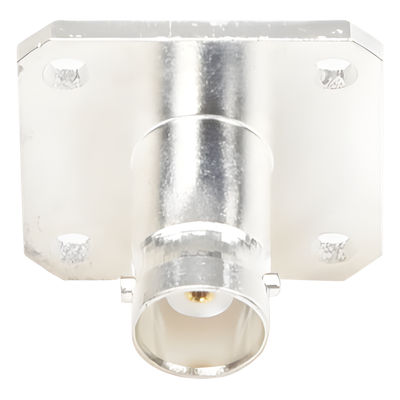 RFB-1115-14 - Rf Industries,Ltd Conector BNC Hembra / Soldable para Chasis / 4 Perforaciones 18 mm (0.59 ft)