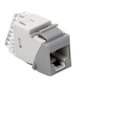 U5-K04NS - Jack Keystone / Cat5e UTP / RJ45 / T568A-B / -10 a 60°C / Color Gris