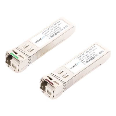 LP-IND-SFP-BD-10G-20 - Linkedpro By Epcom Transceptor Óptico Industrial SFP+ / 10 Gbps / Bidireccional Monomodo