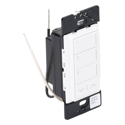 RRSTW3RLSW - Lutron Radiora 3 Teclado de Pared Inalámbrico RF / 3 Botones Programables / Ajuste