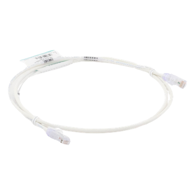 UTP28SP5 - Cable de Parcheo Cat6 UTP / 28AWG Diámetro Reducido / 1.52 m (5 Pies) / PoE++ / LSZH-CM / Blanco Mate