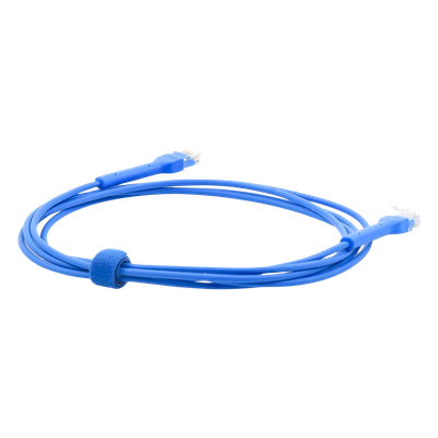 UC-PATCH-2M-RJ45-BL - Cable Ethernet Cat6 / 2 m (6.56 ft) / RJ45 Flexible / Prueba Fluke / Diámetro Ultrafino / Azul