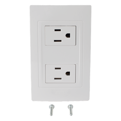 JTL-B72-23 - Contacto Dúplex de 127 V~60 HZ 15 A / Color Blanco.