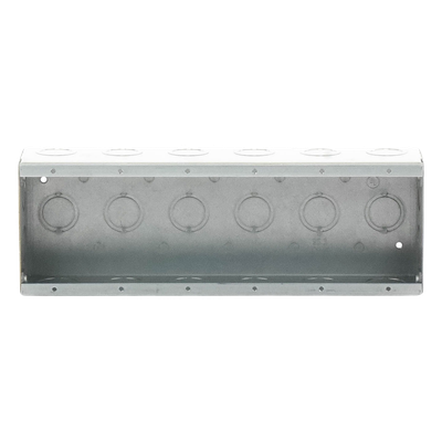 HUB-960 - Raco Caja Multigang de Acero / 6 Posiciones / Profundidad 2.5 in HUB-960
