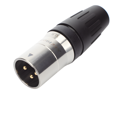 SCHM3 - Seetronic Conector XLR Macho / 3 Núcleos / Acero Inoxidable SCHM3
