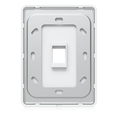 UACC-WP-KEYSTONE-V-1P - Placa Keystone / 1 Puerto / Superficie Pintable / Montaje Vertical / 4 Piezas / Policarbonato y Acero SGCC