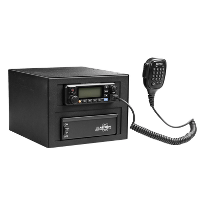ESNRUC - Epcom Industrial Gabinete Universal Metálico / Montaje Radio Base y Fuente / Compatible Kenwood