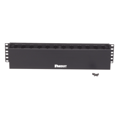 WMPF1E - Organizador de Cables Horizontal / Rack 19in / 2UR / Frontal / PatchLink / ABS