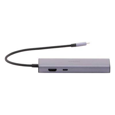 15598 - Ugreen 15598 hub de interfaz USB 3.2 Gen 1 (3.1 Gen 1) Type-C 5000 Mbit/s Plata