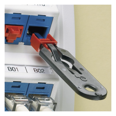 PSL-DCJB-BL - Panduit Kit de Bloqueo de Puertos RJ45 / 10 Unidades / Incluye Llave de Extracción PSL-DCJB-BL