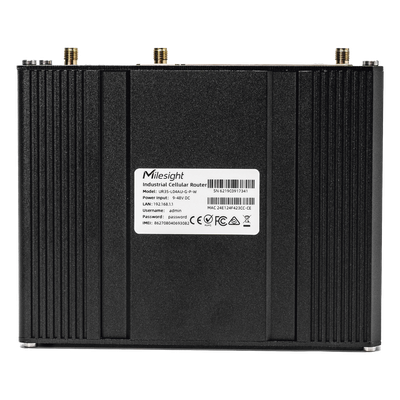 UR35-L04AF-W - Router Celular Industrial / 4G LTE Dual SIM / WiFi / Ethernet / RS232 / RS485 / IP30 / -40°C a 70°C / 9V-48V DC