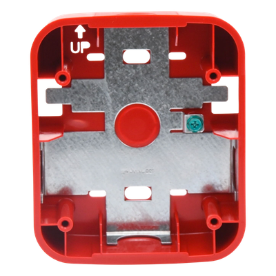 SBB-RL - System Sensor Caja de Montaje en Pared / Para Sirena / Color Rojo SBB-RL