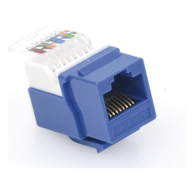 LP-KJ-610-BU - Linkedpro By Epcom Módulo Jack Cat6 sin herramienta (toolless) keystone - Color Azul