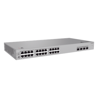 S310S-24P4J - Huawei Switch de Acceso Gigabit Administrable PoE Capa 2+ / 24 puertos 10/100/1000 Mbps PoE / 4