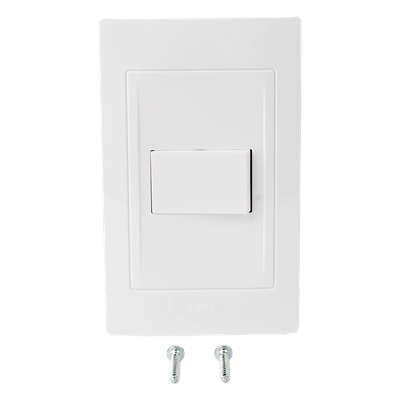 JTL-B72-36 - Apagador Escalera Sencillo de 127 V~60 Hz 10 A/ Color Blanco.