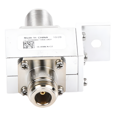 IS-B50LN-C2 - Protector Coaxial RF / 125-1000 MHz / 50 Ω / Conectores N Hembra / Bloqueo DC / 40 kA
