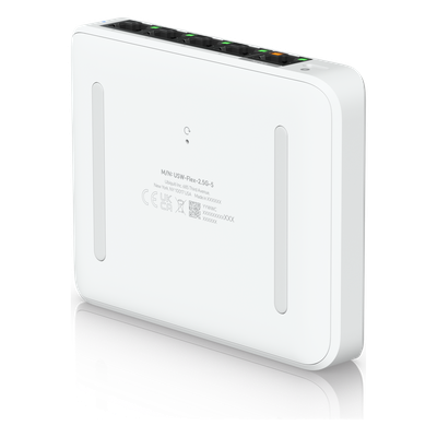 USW-FLEX-2.5G-5 - Switch administrable / 5 puertos 2.5G / PoE o USB-C / 25 Gbps / Compacto 4.6 x 3.5 x 0.8'