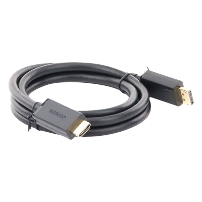 10239 - Ugreen 10239 adaptador de cable de vídeo 1,5 m DisplayPort HDMI Negro