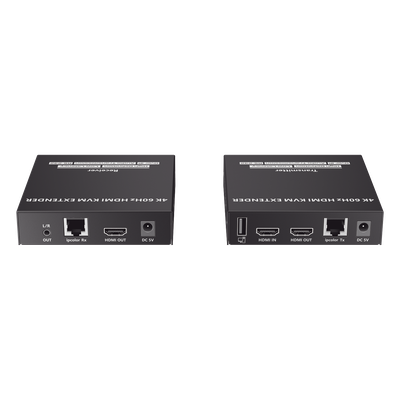 TT582KVM - Extensor KVM HDMI / 4K @ 60 Hz / 120 m (393.7 ft) / 18 Gbps / Cat 6/6a/7 / Salida Loop / USB y RS-232