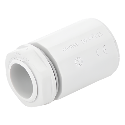 DX-43-225 - Gewiss Conector de Tubería Rígida a Caja / 25 mm / PVC Auto-extinguible DX-43-225