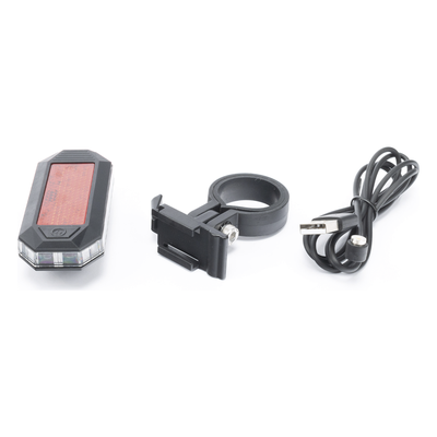 XJ06 - Luz Auxiliar LED / 470 Lúmenes / IP67 / Batería Recargable 22 h / Base Magnética / 6 Patrones de Destello