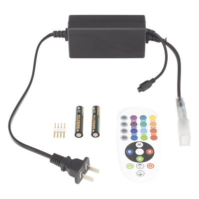 JLPM-10 - Adaptador de Corriente con Control de Funciones Remoto para Manguera Neón LED RGB JUML-5050-03.