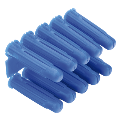 TP-3 - Taquete de Fijación / Doble Expansión 4 Direcciones / 3/8" para Tornillo 12 mm x 2" / 100 Piezas / Resistencia 100 kg / Concreto y Superficies Sólidas