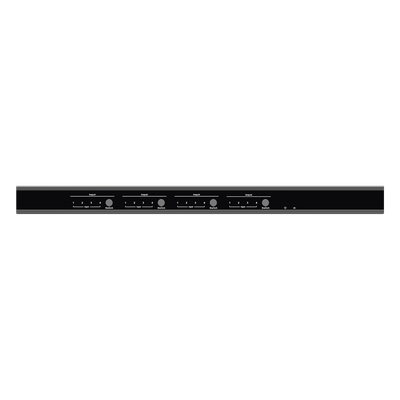 TT844 - MATRICIAL Y EXTENSOR DE VIDEO HDMI 4 x 4 / 4 Entradas HDMI / 4 Salidas HDMI Loop / 4 Salidas RJ45 para Extender la señal 70 metros por salida /4K / Conmutación por RS232, Control Remoto o Ethernet.