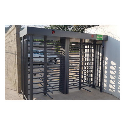 XT-200-C - Torniquete de Cuerpo Completo / 4 Ejes de Seguridad / Rotación 90° / 30 Personas por Minuto / Interior/Exterior / 110 VCA / Acero al Carbón con Pintura Gris