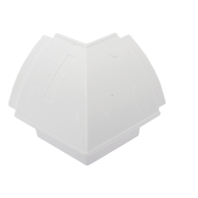 TH-CAN-90CD - Kit de Canaleta 90° / División Integrada / PVC Rígido y ABS / Cinta Adhesiva Incluida / -20°C a +75°C / 3,344 mm²