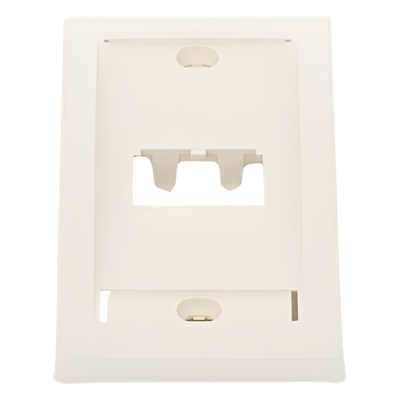 CFPE2IWY - Placa de Pared Vertical PANDUIT CFPE2IWY / 2 Puerto Mini-com / Blanco Hueso / Etiquetas