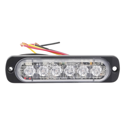 SP6A - Signalpro Luz Auxiliar LED / 6 LED Alta Potencia / Perfil Bajo 9 mm SP6A