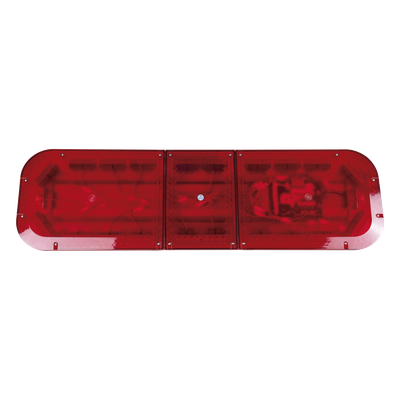 X67R - Barra de luces LED de 47" con 86 LED de alta potencia, color rojo, ideal para equipar ambulancias y unidades de bomberos