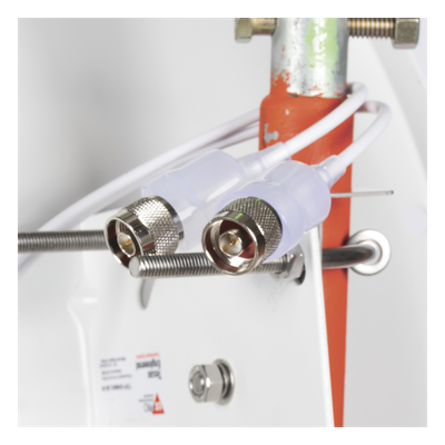 TXP-D4865-28-N - Antena Direccional / Rango Extendido 4.8 - 6.5 GHz / 28 dBi / Haz 7° / Polaridad Dual ±45° y V/H / Resistencia 200 km/h