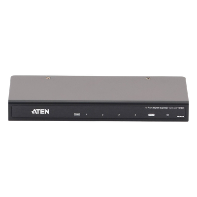 VS184A - Splitter HDMI / 1 Entrada x 4 Salidas / 4K UHD @ 60 Hz / HDCP 2.2 / HDR 4:4:4 / 10.2 Gbps / EDID Automático