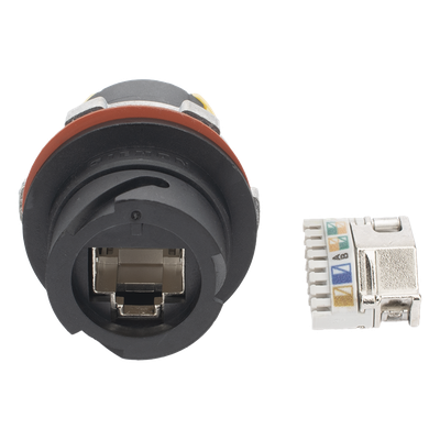 XG2-Z6AS - Conector Industrial Cat6A / Blindado / IP66/IP67 / Exterior / -25°C a 85°C / Terminación Rápida