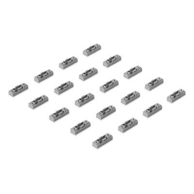 UACC-RACK-PM-KIT - Kit de Insertos de Montaje para Rack / 1U y 2U / 20 Piezas / Carga 10 kg / Riel hasta 2.2 mm / Termoplástico PA66