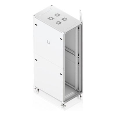 UACC-RACK-42U-1000-G - Gabinete Rack de Piso / 42U / 600 x 1000 mm (23.6 x 39.4') / Carga 800 kg (1763.7 lb) / Ventiladores con Sensor Térmico / Puerta Vidrio Templado / Ruedas Bloqueables