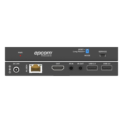 EPC-EHB150U2 - Epcom EPC-EHB150U2 extensor audio/video Transmisor y receptor de señales AV Negro