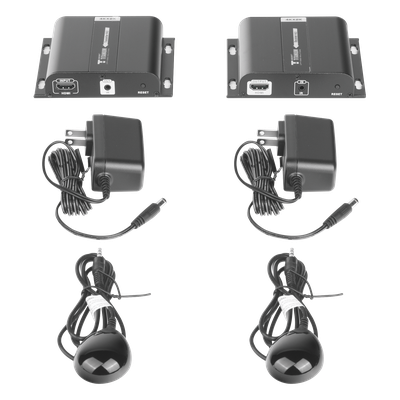 TT-683-4.0 - Kit Extensor HDMI para distancias de 120 metros / Resolución 4K @ 30Hz / Cat 6 / Soporta conexión Uno a Uno y Uno a Muchos / Soporta hasta 253 Rx / Baja Latencia / Uso 24/7 / Soporta HDbitT / Compatible con Switch Gigabit