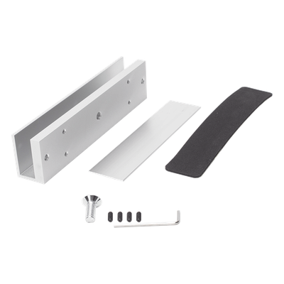 BU600LED - Accesspro Montaje para puerta de vidrio / 180x40x28 mm / Vidrio 8-15 mm BU600LED
