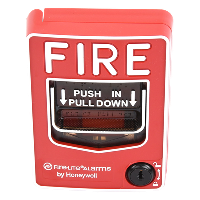 BG-12L - Fire-Lite Estación Manual de Alarma Contra Incendio / Doble Acción / Cerradura con Llave BG-12L
