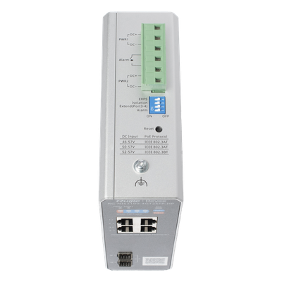 RG-NIS2100-4GT2SFP-HP - Ruijie Switch Industrial PoE+ / 4 Puertos Gigabit / 1 PoE++ 60W + 3 PoE+ 30W
