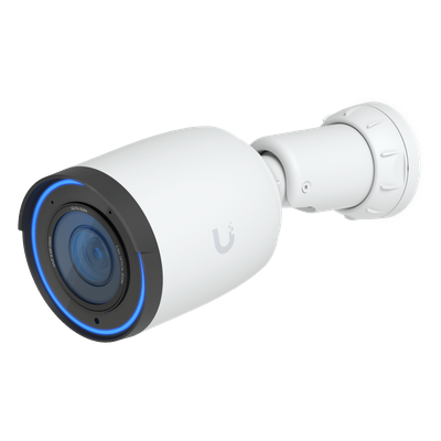 UVC-G6-PRO-BULLET-W - Cámara Bullet IP / 4K 8 Megapixel / Zoom Óptico 2.36× / IR 60 m (197 ft) / Audio Bidireccional / IP66 IK04 / PoE+